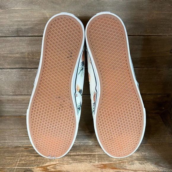 Womens VANS Era Pineapple Ivory Skateboarding Low Top Sneakers Shoes Size 9.5 M - Picture 5 of 6